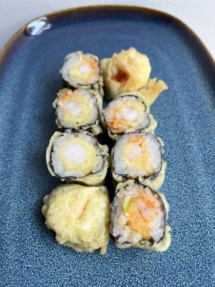 Hoso krewetka w tempurze majo chili rolka w temp. 8szt